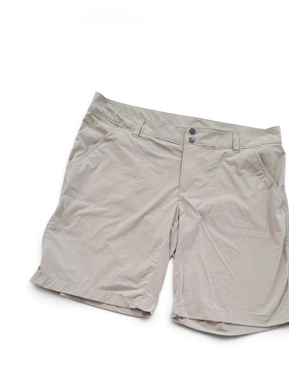 Columbia Sportswear Womens Tan Nylon Hiking Shorts Size 18